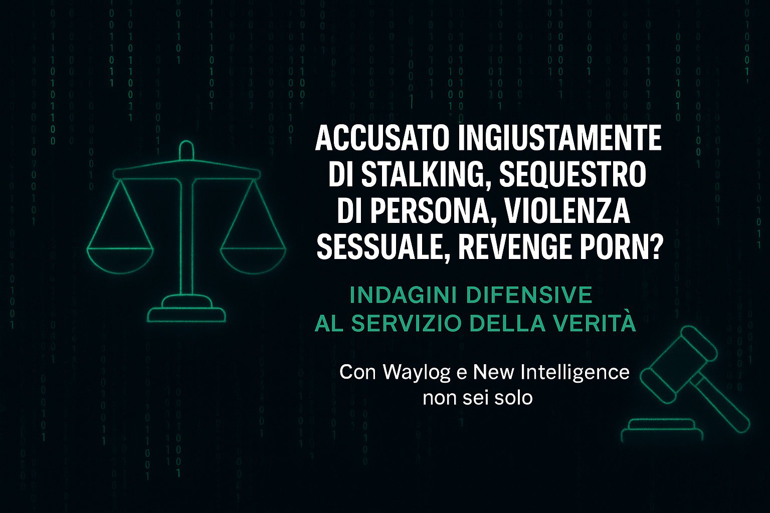 Codice Rosso? No, solo bugie: indagato per stalking, sequestro di persona, violenza sessuale e revenge porn. Assolto grazie alle indagini Waylog – New Intelligence cover